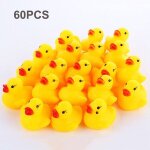 Jouets de bain pour b�b�, canard canard en caoutchouc flottant, jouets d'eau pour b�b�, piscine, couineur ...