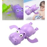 Jouet de bain pour b�b�, classique, amusant, hippopotame, jeu de natation dans l'eau, cadeau de f�te
