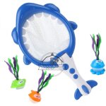 Jouets de bain pour b�b� gar�on et fille, panier de basket - ball, filet de p�che requin, jouets de bain, ...