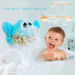 Jouet de bain pour b�b�, machine a cracher des bulles, 12 chansons, musical, jouet pour b�b�, crabe grenouille ...