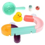 Jouets de bain pour b�b�, ventouse murale, piste de course en marbre, baignoire, jeux d'eau, ensemble ...