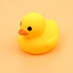 Jouet de bain canard jaune en caoutchouc, 1 pice, jouet de bain d'eau pour bb, cadeau d'anniversaire ...