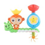 Jouets de bain pour enfants, mod�le de singe, ventouse, jouets de bain pour b�b�, jouets d'eau pulv�ris�e, ...