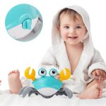 Jouet de bain en forme de crabe pour bb, jouet a remonter, horloge, eau de baignoire, pour enfant en ...