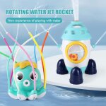 Jouets de bain fus�e en plastique, joli spray d'eau en forme d'�l�phant pour baby shower, jouets de natation, ...