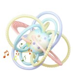 Jouets pour b�b�s de 0 a 12 mois, boules de dentition montessori, anneau de dentition pour nouveau - ...