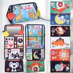 Jouet bebe 0 - 18 mois - aqsacokiya - miroir eveil montessori noir et blanc sensoriels, pliable pour ...