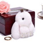 Jouet de bijou en peluche, de lapin mort, installation du pendentif, accessoires pour sac, porte - cls, ...