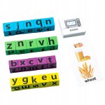 Jouets en bois pour apprendre l'orthographe garons filles lecture de l'alphabet jouets educatifs blocs ...