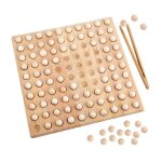 Jouets en bois cent conseil educatifs math�matiques 100 avec pinces en bois panneau de cheville perles ...