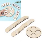 Jouet en bois pour le cycle de vie, planche educative pour la croissance des enfants d'ge prscolaire ...