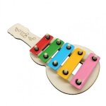 Jouet en bois en forme de guitare pour enfants, instrument musical en bois bien r�gl�