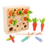 Jouets en bois montessori en forme de lgumes, jeu de puzzle pour les tout - petits ags de 1 an, jeu ...