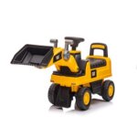 Jouet bulldozer porteur enfants - costway - godet rglable - klaxon - 25kg - 1 - 3 ans