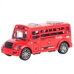 Jouet de bus vintage a porte ouvrable, bus scolaire, simulation de r�sistance a l'usure, bus scolaire ...