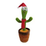 Jouet de cactus parlant pour enfants, poupe qui chante, accessoires de dcoration pour la maison