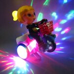 Jouet cascadeur electrique pour enfant, voiture, jouet musical, poup�e dansante, lumi�re led clignotante, ...