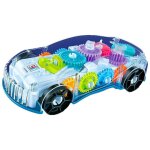 Jouet clignotant lumineux, lumi�re led transparente, engrenage m�canique, mod�le de voiture, jouets educatifs ...