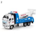 Jouet de collection camion de pompiers pour enfants, jouet en alliage, education prcoce, sauvetage, ...