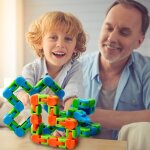 Jouets color�s pour enfants, puzzle sensoriel, fidget, anti - stress, rotation et forme, cadeaux amusants ...