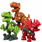 Jouets de construction de dinosaures pour garons et filles, a assembler soi - mme, faits a la main, ...