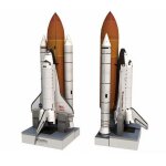 Jouet de construction de navette spatiale atlas bricolage: 150, carte en papier 3d, ensemble de construction ...