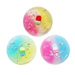 Jouet cratif anti - stress en pte a modeler, 3 pices, en plasticine, pour cadeau d'anniversaire