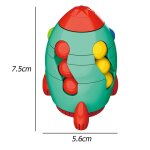 Jouets cr�atifs de soulagement du stress, fus�e rotative a haricots, gyro spinner, puzzle, jouet educatif ...