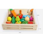 Jouets de cuisine en bois pour enfants, simulation de coupe de fruits et l�gumes miniatures, ensemble ...