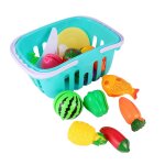Jouets de cuisine pour enfants, 21 pi�ces, fruits et l�gumes, coupe dr�le, pour fille et gar�on (avec ...