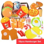 Jouets de cuisine pour enfants, 36 pi�ces, simulation de coupe, fruits, l�gumes, nourriture, caddie, ...