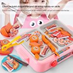 Jouets de cuisine pour enfants, cuisine, d�ner, barbecue, chaudi�re a feu, simulation de cuisine, pratique, ...