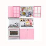 Jouets de cuisine pour enfants, mini cuisine, ensemble de cuisine, armoire, po�le, maison, cadeau d'anniversai ...