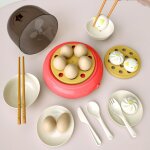 Jouets de cuisine pour enfants, mini outil de cuisine, musique lumineuse, cuiseur vapeur electrique, ...