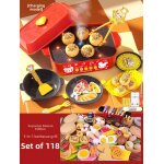 Jouet de cuisine pour enfants avec pot de feu et grill set de luxe amélioré avec pêche a la sauce soja ... Jouet de cuisine pour enfants avec pot de feu et grill set de luxe amélioré avec pêche a la sauce soja ...