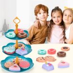 Jouets de cuisine pour enfants, service a thé pour fille, avec support a dessert, biscuits, gâteau, beignets, ... Jouets de cuisine pour enfants, service a thé pour fille, avec support a dessert, biscuits, gâteau, beignets, ...