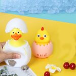 Jouet de d�compression pour enfant, gar�on et fille, a presser, en forme de coquille d'�uf, canard