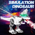 Jouets de dinosaures pour enfants, 47x27x17. 5cm, dessin animé de dinosaures mécaniques, modèle electronique ... Jouets de dinosaures pour enfants, 47x27x17. 5cm, dessin animé de dinosaures mécaniques, modèle electronique ...