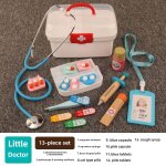 Jouet de docteur en bois pour enfants jouet d'éducation précoce pour bébés boîte a medicaments de couleur ... Jouet de docteur en bois pour enfants jouet d'éducation précoce pour bébés boîte a medicaments de couleur ...