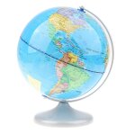 Jouet educatif de 20cm, base en métal, carte du monde, globe, jouet d'apprentissage Jouet educatif de 20cm, base en métal, carte du monde, globe, jouet d'apprentissage