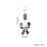 Jouet educatif pour bb, hochets mobiles, support de berceau musical, cloche de lit animal de dessin ...