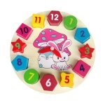 Jouets educatifs en bois pour b�b�s, horloge num�rique, forme g�om�trique, apprentissage des maths, m�thode ...