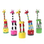 Jouet educatif en bois coloré pour bébés, support de danse, développement de l'intelligence, amusant, ... Jouet educatif en bois coloré pour bébés, support de danse, développement de l'intelligence, amusant, ...