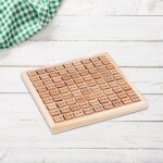 Jouets educatifs en bois montessori pour enfants, jeu d'apprentissage des maths, table de multiplication ...