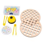 Jouets educatifs a clipser, jeu de soci�t� pour coordination ?il - main pour tout - petits