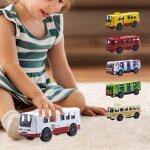Jouet educatif pour enfants, 6 pi�ces, mod�le de petit format, pull - back 1:60, cadeau