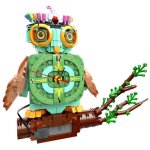Jouet educatif pour enfants, blocs de construction, animal, hibou, rveil, crativit, ville, 2021