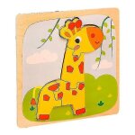 Jouet educatif pour enfants, planche 3d, dessin animé, grenouille, train, animal Jouet educatif pour enfants, planche 3d, dessin animé, grenouille, train, animal
