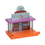 Jouet educatif pour enfants, tour d'horloge, ornement en bois, pour garçons et filles Jouet educatif pour enfants, tour d'horloge, ornement en bois, pour garçons et filles