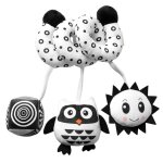 Jouets educatifs en forme d'animaux en peluche pour enfants, hochet mobile, poussette, lit, berceau, ...